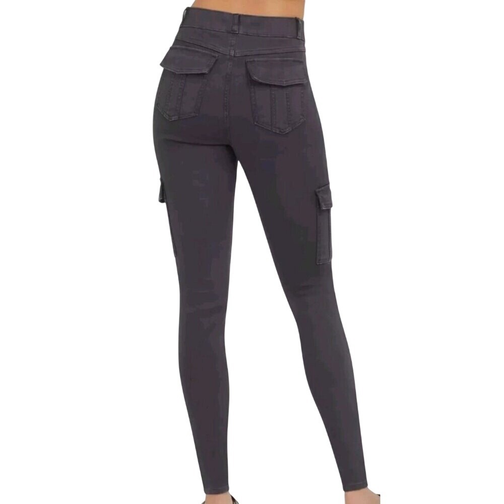 Spanx Stretch Twill‎ Ankle Cargo Pant Gray Size 2X - Picture 2 of 12